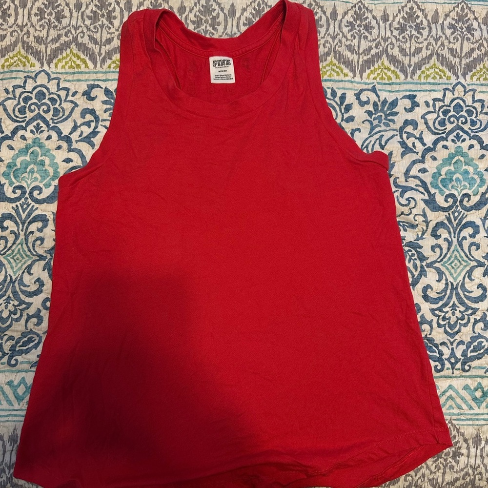 PINK Victoria's Secret Red Tank Top